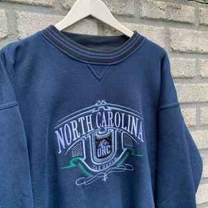 Vintage 90s UNC Chapel Hill College Sweatshirt